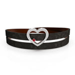 Silver Jewel Heart Bracelet