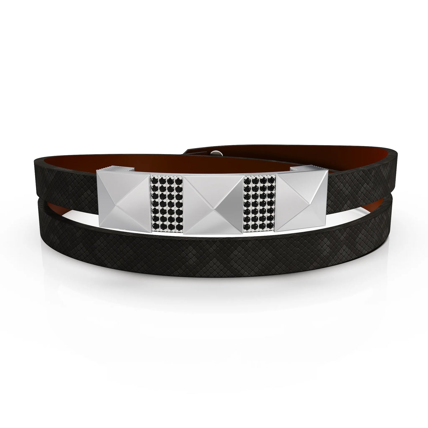 Silver Square Dot Bracelet