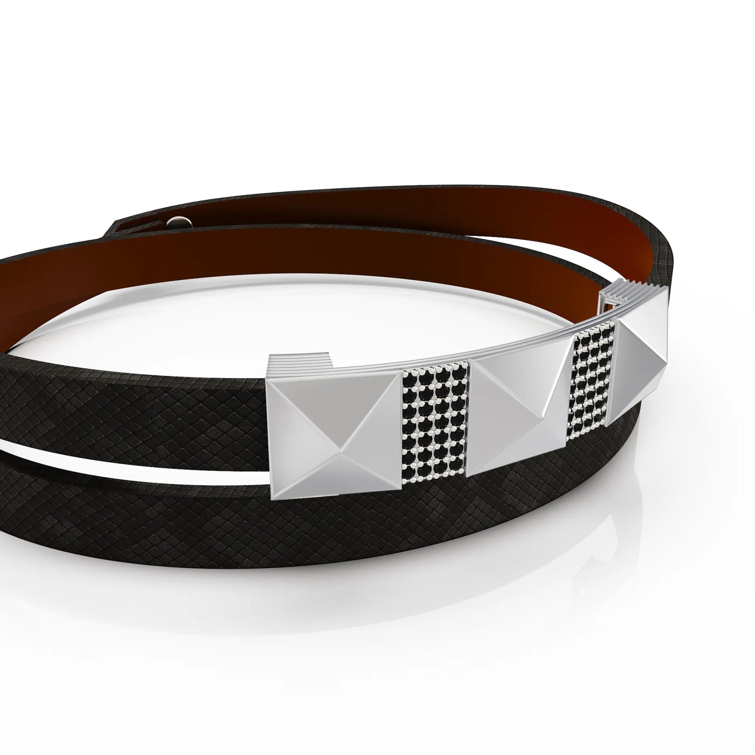 Silver Square Dot Bracelet