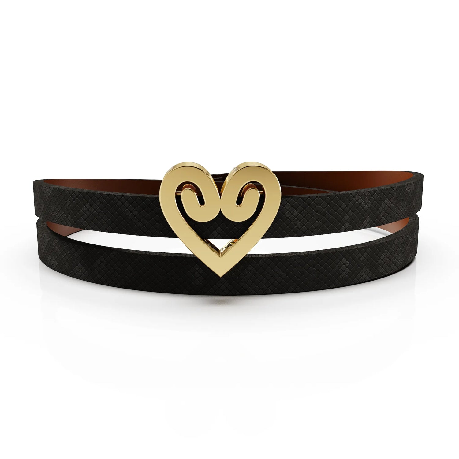 Gold Curved Heart Bracelet