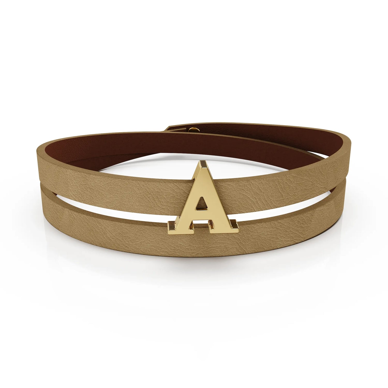 Gold A Symbol Bracelet