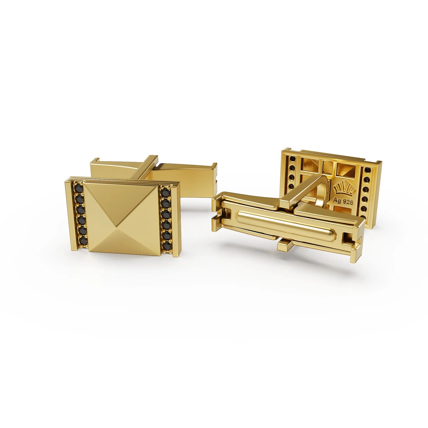 Square Pyramid Earring