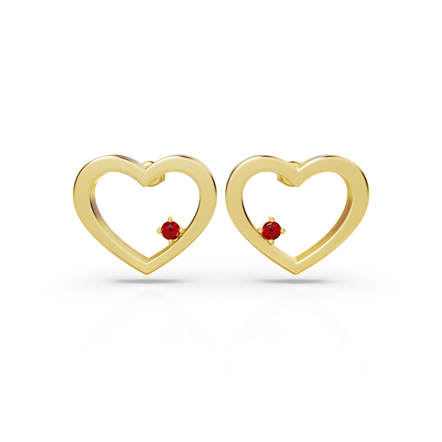 Jewel Heart Earring