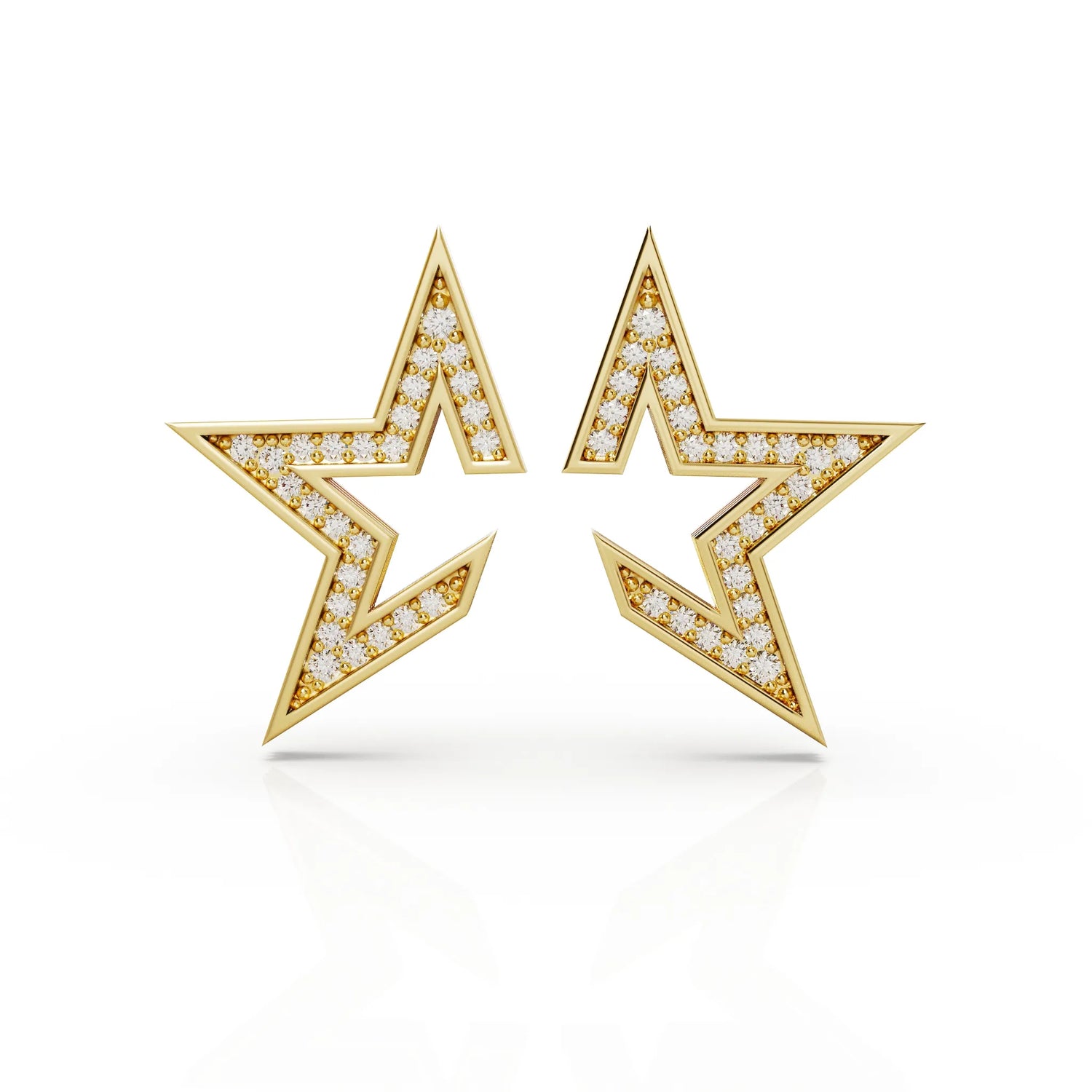 Half Star Earring