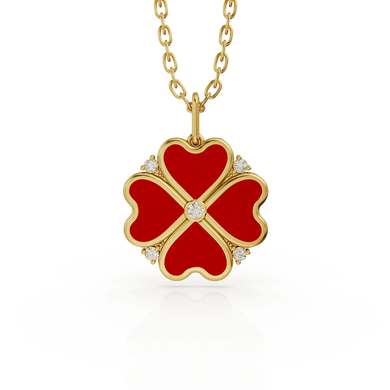 Silver A 4heart Pendant