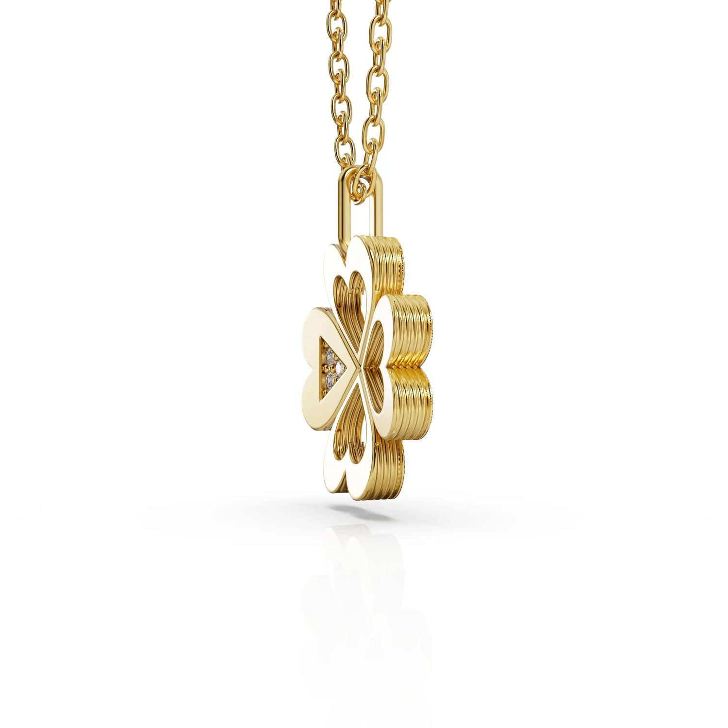 Heart Flower Pendant