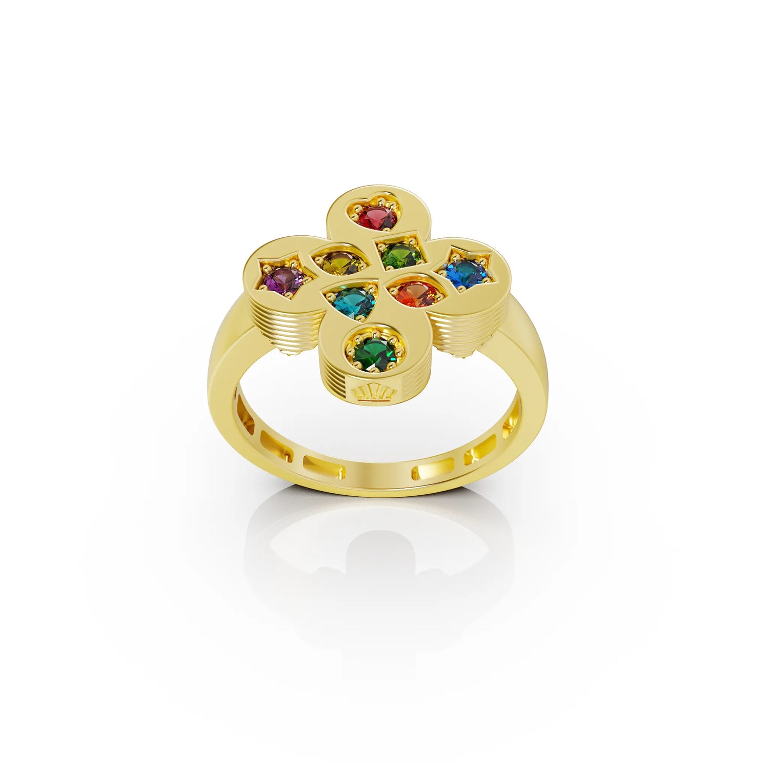 Jewel Flower Ring